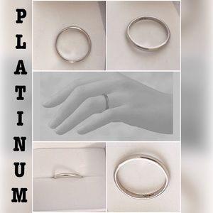 💍PLATINUM BAND RING💍